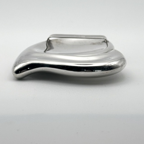 Tiffany & Co Elsa Peretti Silver Heart Belt Buckle Italy - Vintage! - Picture 5 of 16